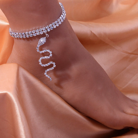 1PCS Boho Cute Fashion Snake Anklet Chain