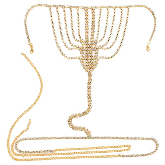 Rhinestone Underwear Belly Chain Crystal Thong For Women