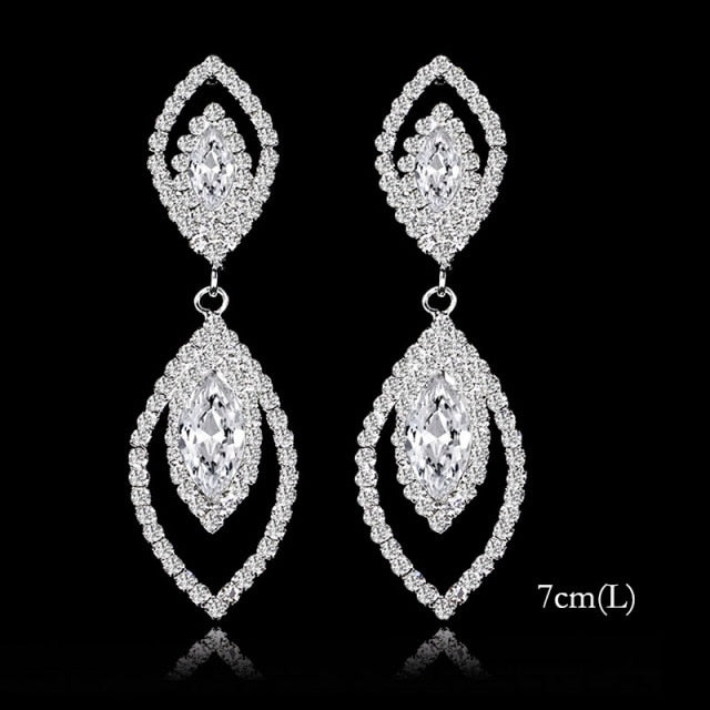 2022 Fashion Crystal Long Earrings