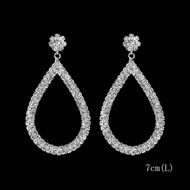 2022 Fashion Crystal Long Earrings