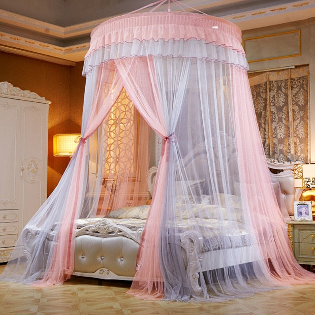 Bed Canopy Double Colors Hung  Mosquito Net