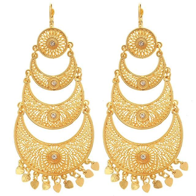 Algeria Cafetn Wedding Gold Earring