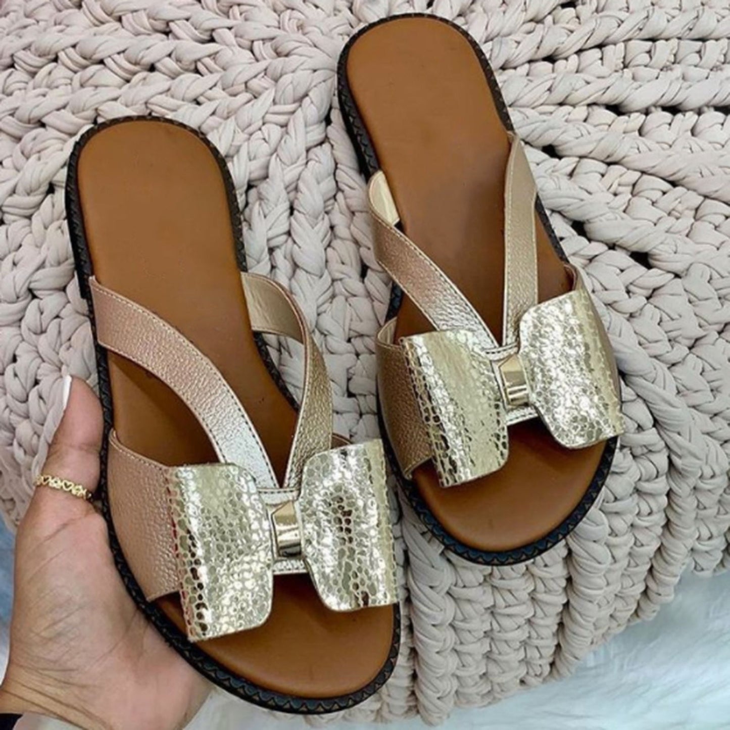 Cute Butterfly-Knot Casual Sandals