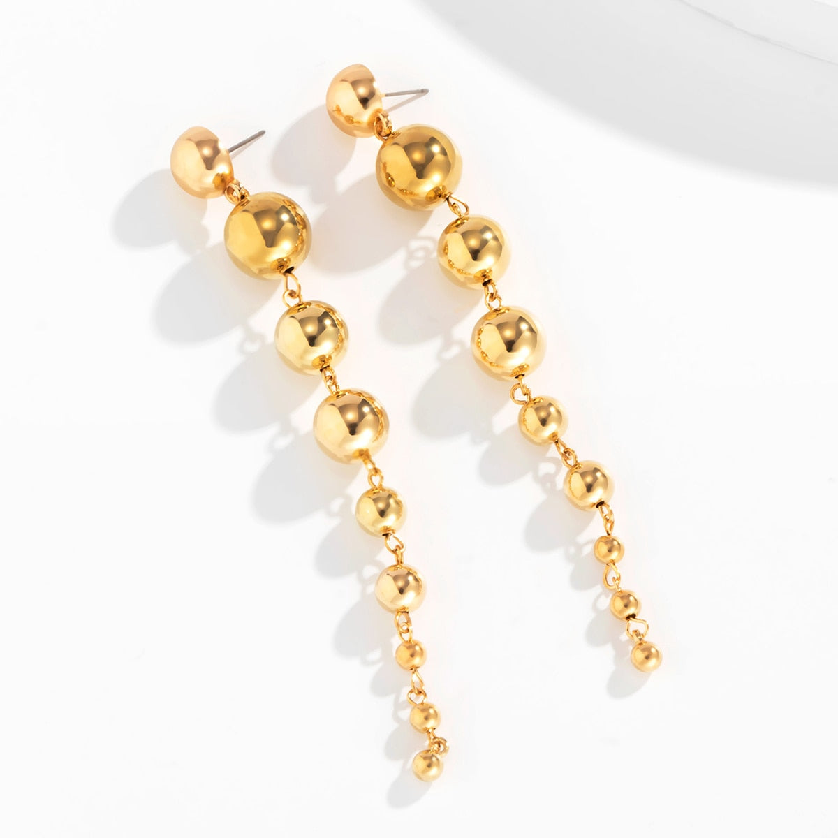 CCB Material Beads Drop Earrings For Women