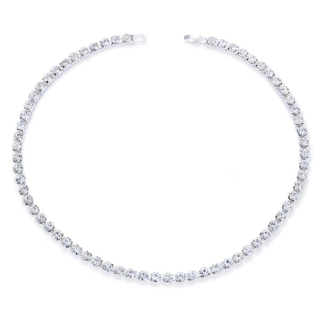 Luxury Rhinestone Choker Necklace For Women