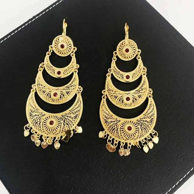 Algeria Cafetn Wedding Gold Earring